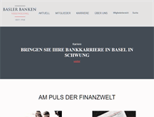 Tablet Screenshot of bankenbasel.ch